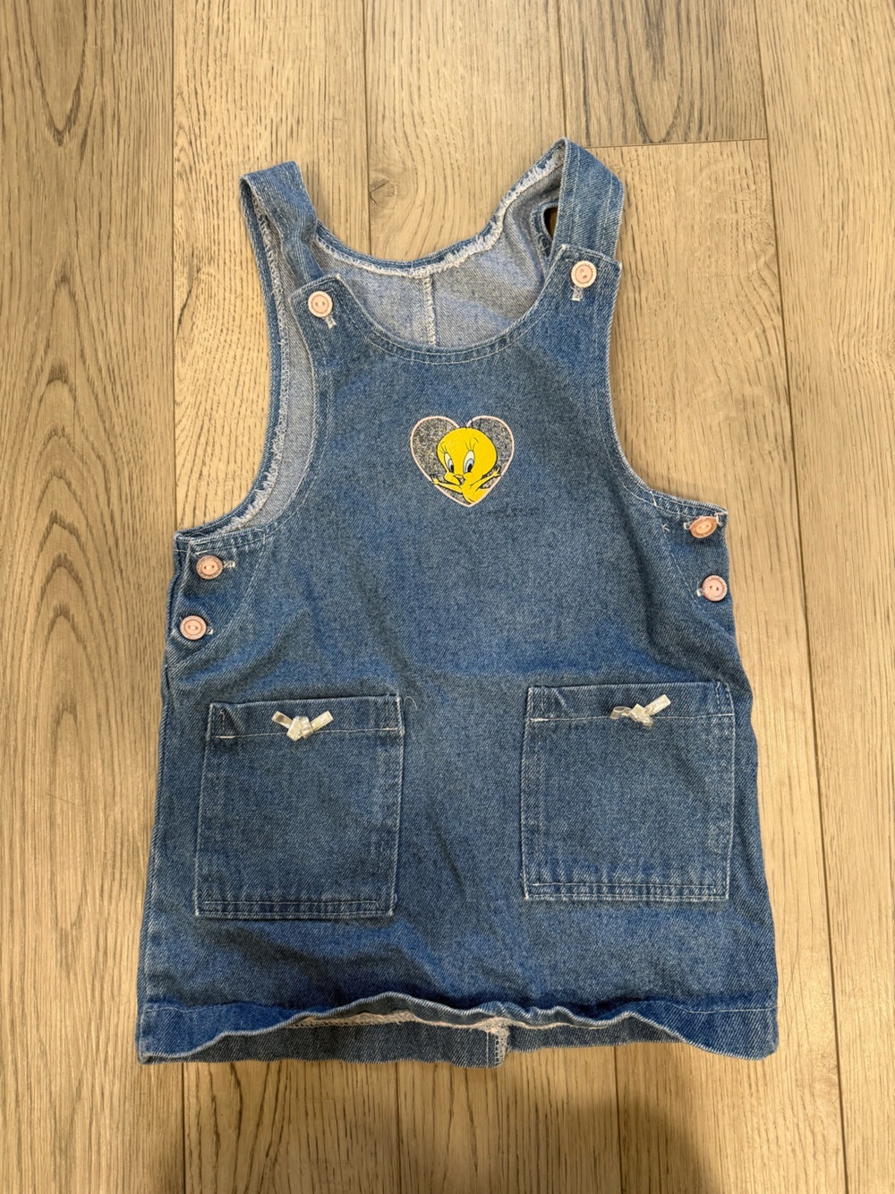 Warner Bros. Looney Tunes Denim Garment with Multicolor Logo
